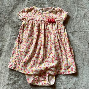 Floral Toddler Dress with Snaps